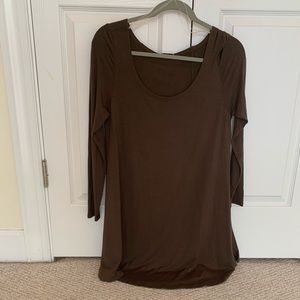 Olive Green Long Sleeved Dress
